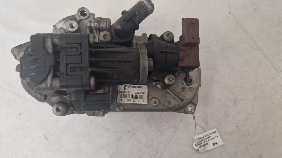 SCAMBIATORE DI CALORE E VALVOLA EGR FIAT 1.3 M JET EURO 5 COD 55230929 - immagine 3