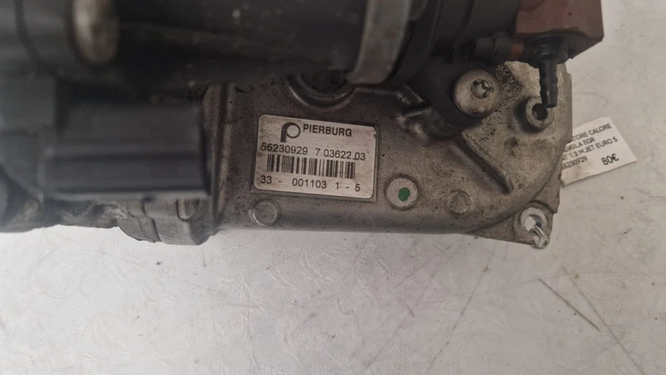 SCAMBIATORE DI CALORE E VALVOLA EGR FIAT 1.3 M JET EURO 5 COD 55230929 - immagine 2