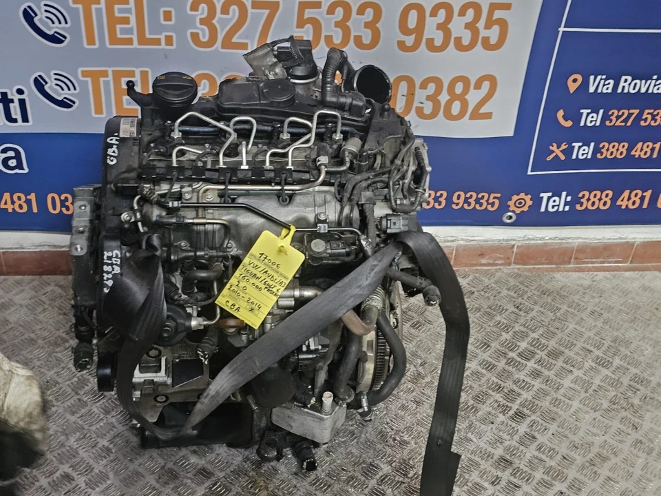 MOTORE VW TIGUAN GOLF 6/AUDI A3/PASSAT LM 160.000 2.0 DIESEL 2010-2014 CBA