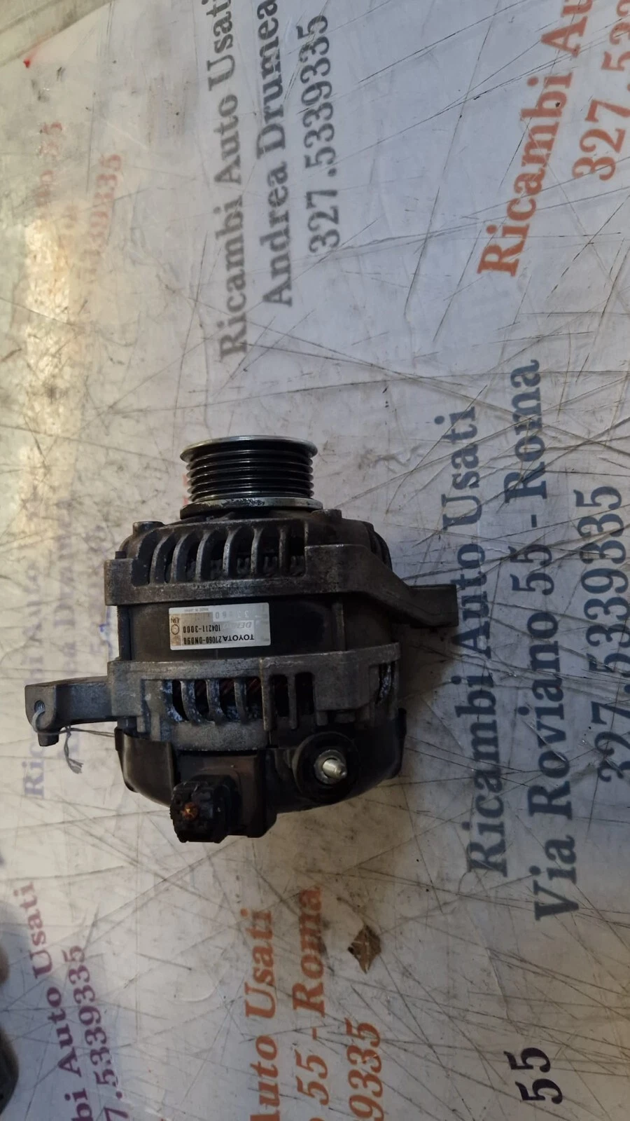 ALTERNATORE TOYOTA YARIS 1.4 DIESEL 2009-2015 DENSO 27060-0N090 - immagine 3