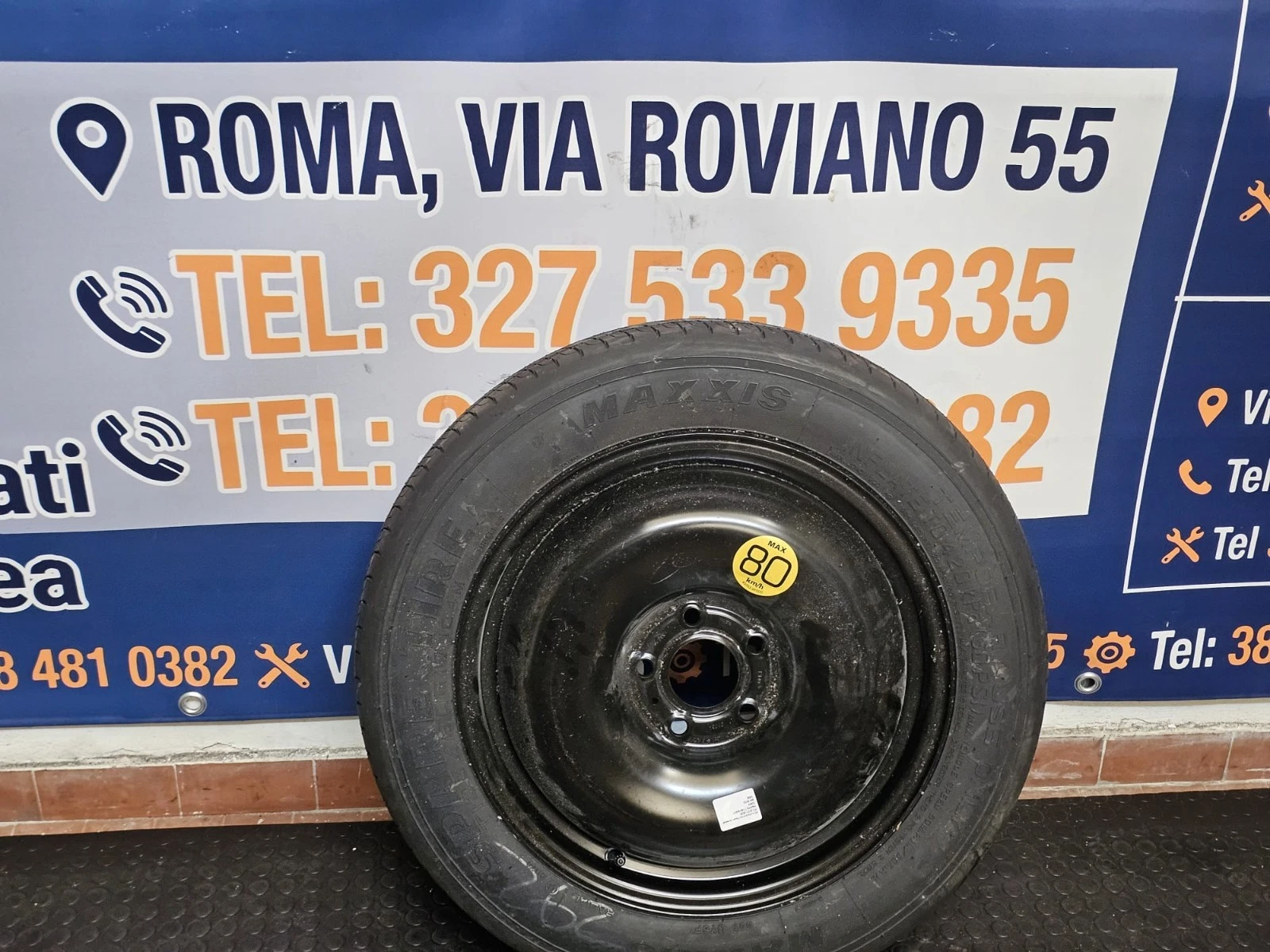 Ruotino Scorta Nissan Qashqai J10 - J11 (2011-2020) Maxxis T125/90R17