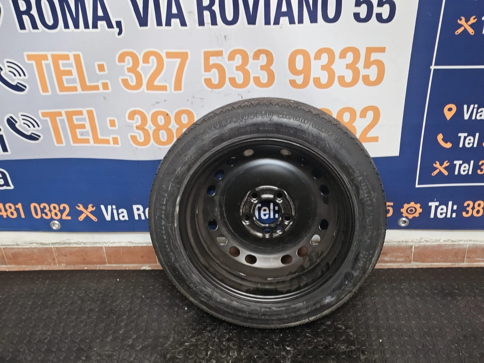 Ruotino Scorta Fiat 500X (2015-2020) – Continental T135/70 R16 - immagine 3