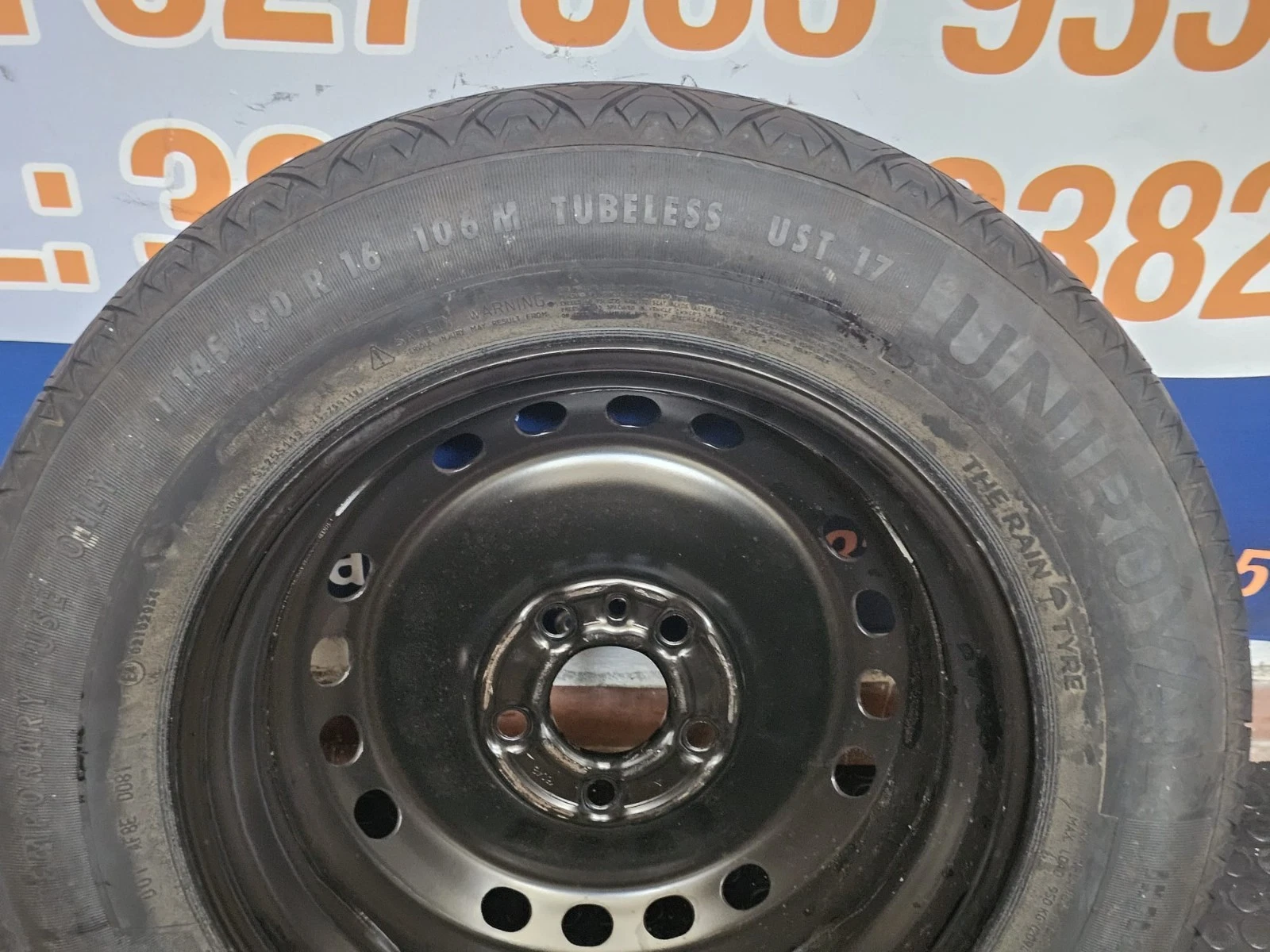 Ruotino Scorta Jeep Renegade - Compass - Fiat 500X – Uniroyal T145/90 R16 – DOT 2020 - immagine 6