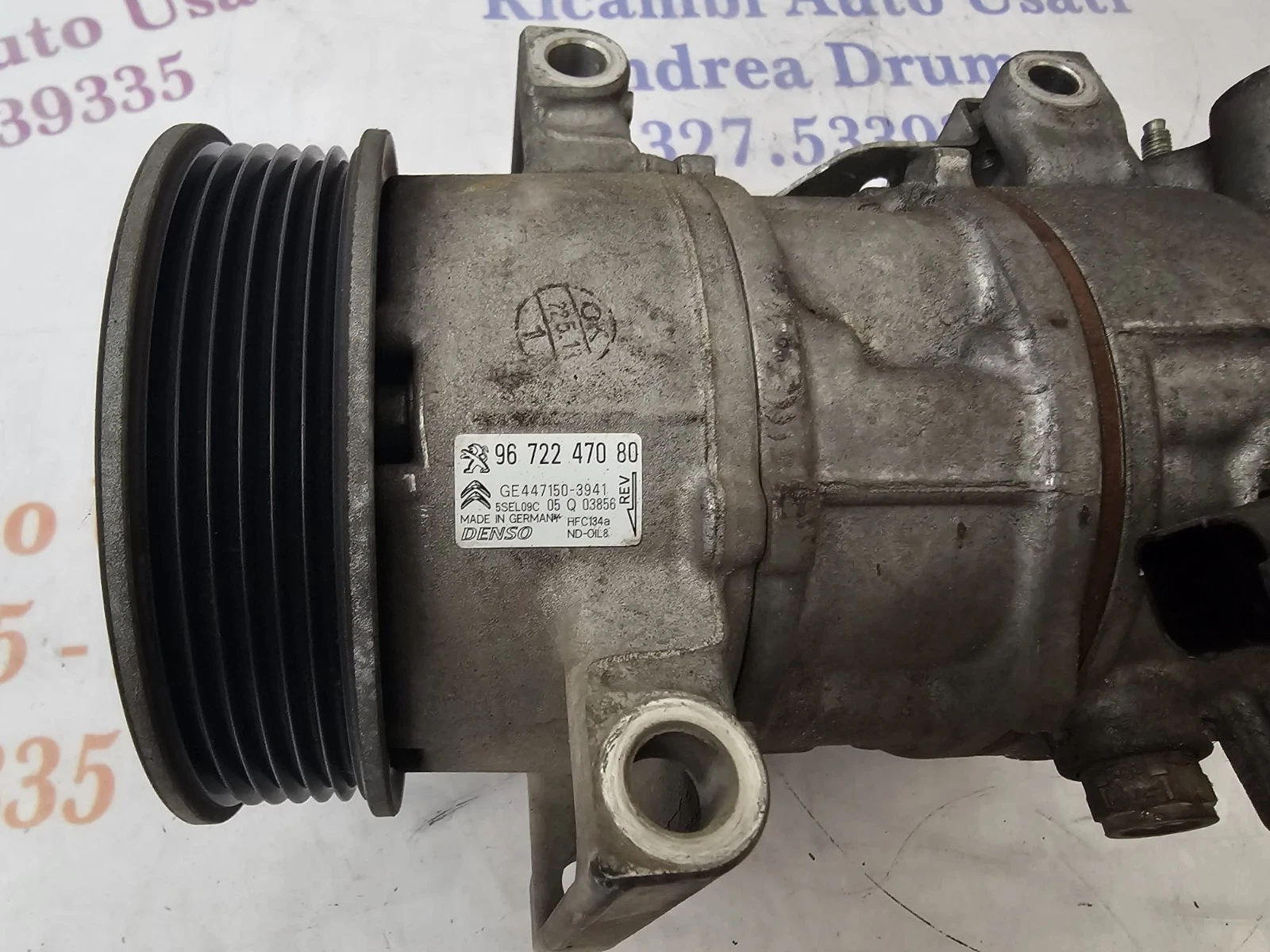 Compressore Clima Peugeot 208 / Citroën C3 1.2 Benzina PureTech Cod 9672247080