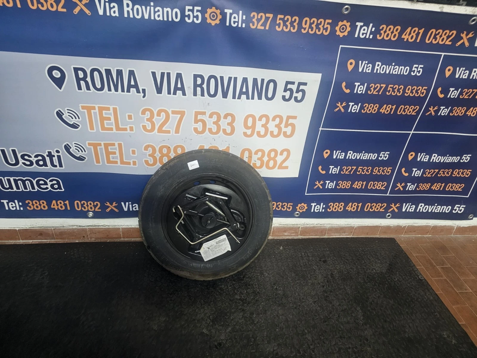 Kit Ruotino di Scorta S135/80 R14 Fiat Panda / 500 / Lancia Ypsilon – Pneumatico Giti - immagine 8