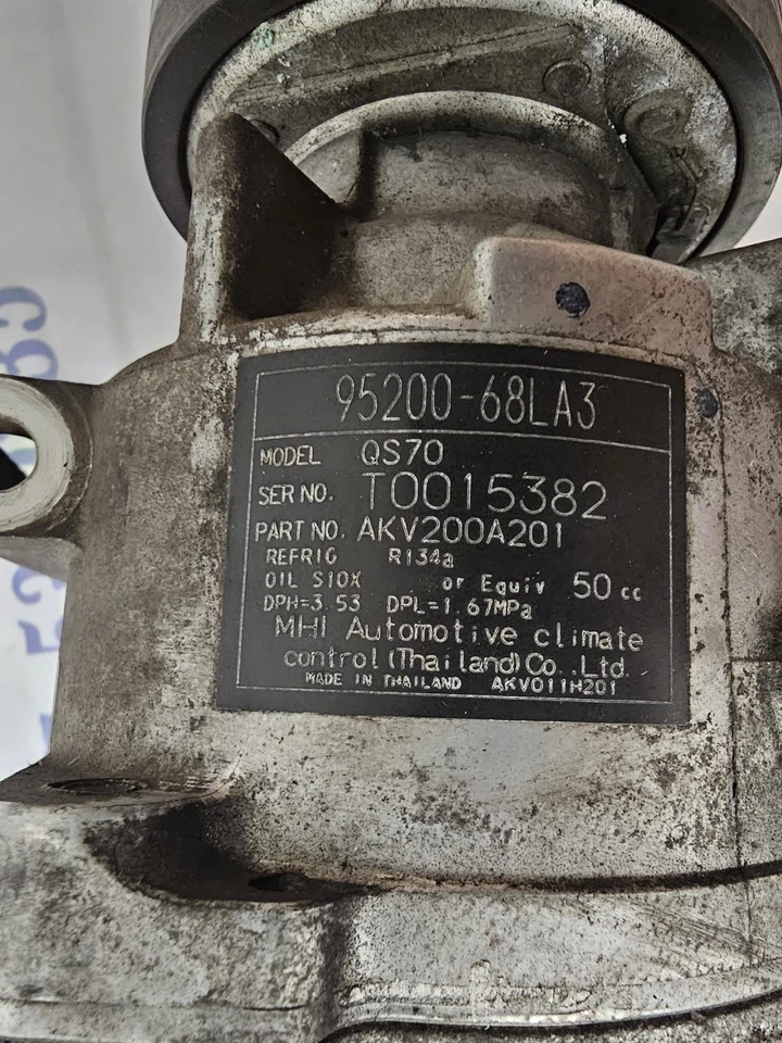Compressore Aria Condizionata Suzuki Swift 1.2 Benzina 10/16 Codice 95200-68LA3 - immagine 4