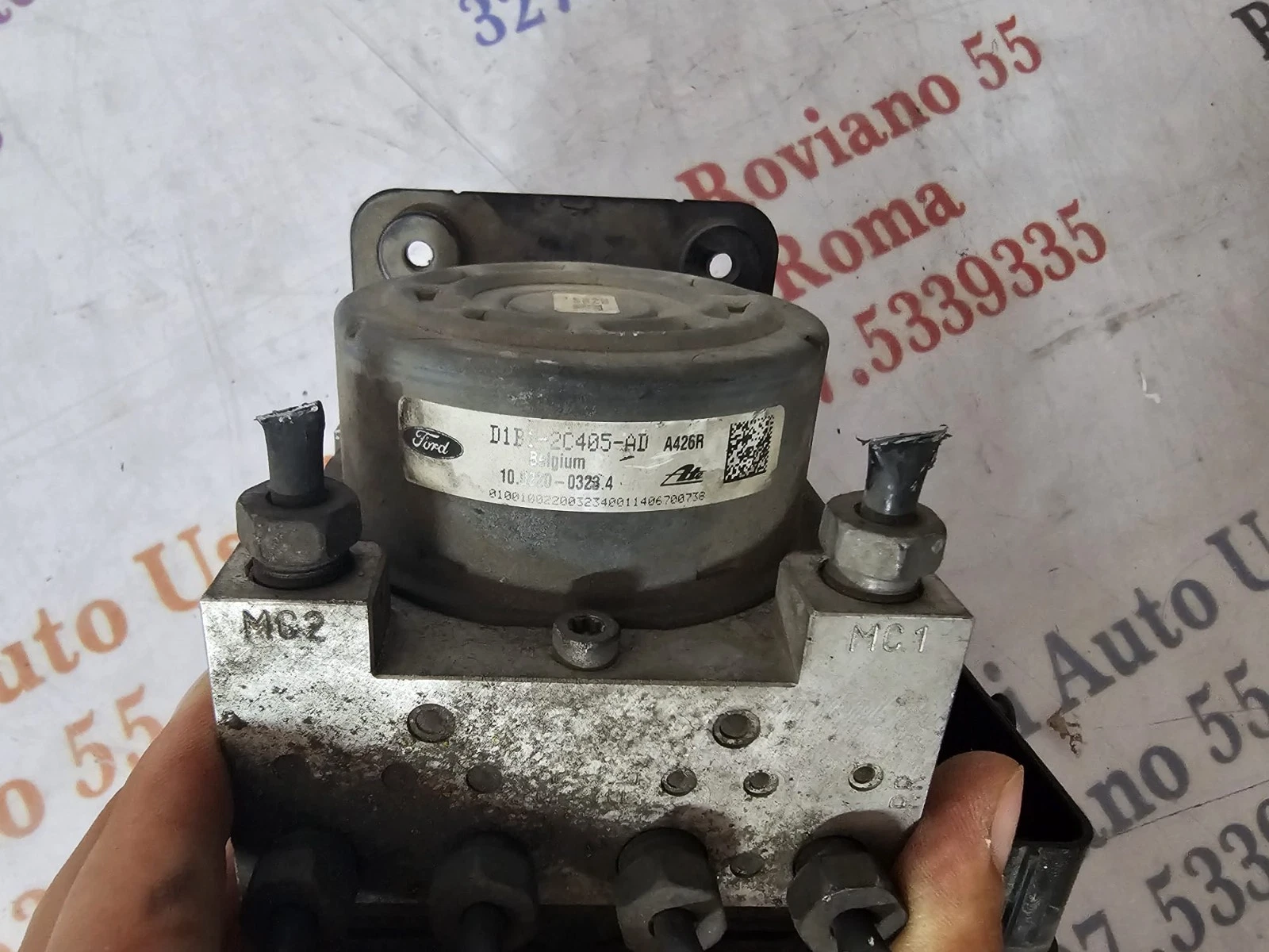 Centralina Pompa ABS Ford Fiesta B-Max Cod D1B1-2C013-BB D1B1-2C405-AD - immagine 5