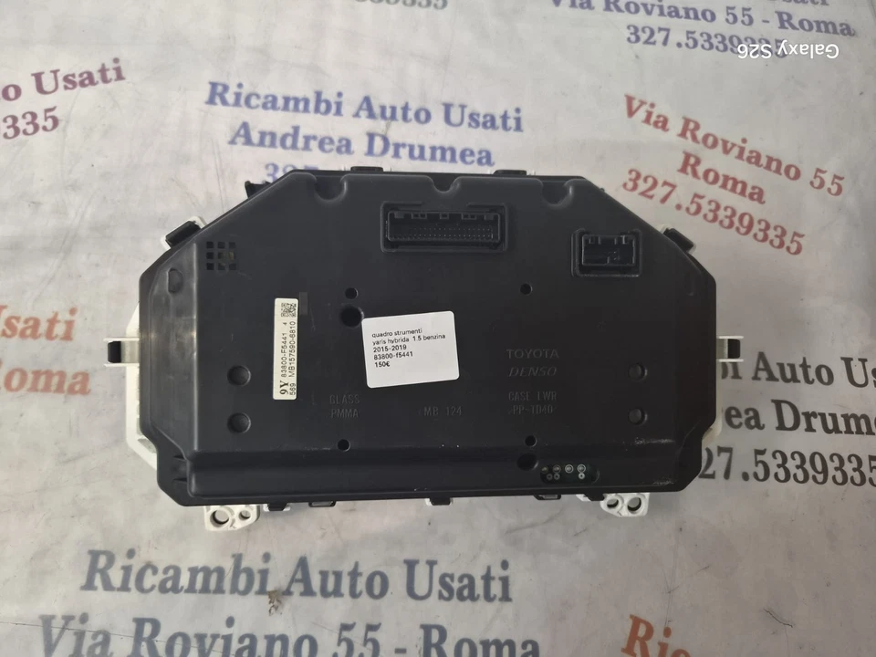 Quadro Strumenti Contachilometri Toyota Yaris Hybrid 1.5 Cod 83800-F5441 Denso - immagine 3