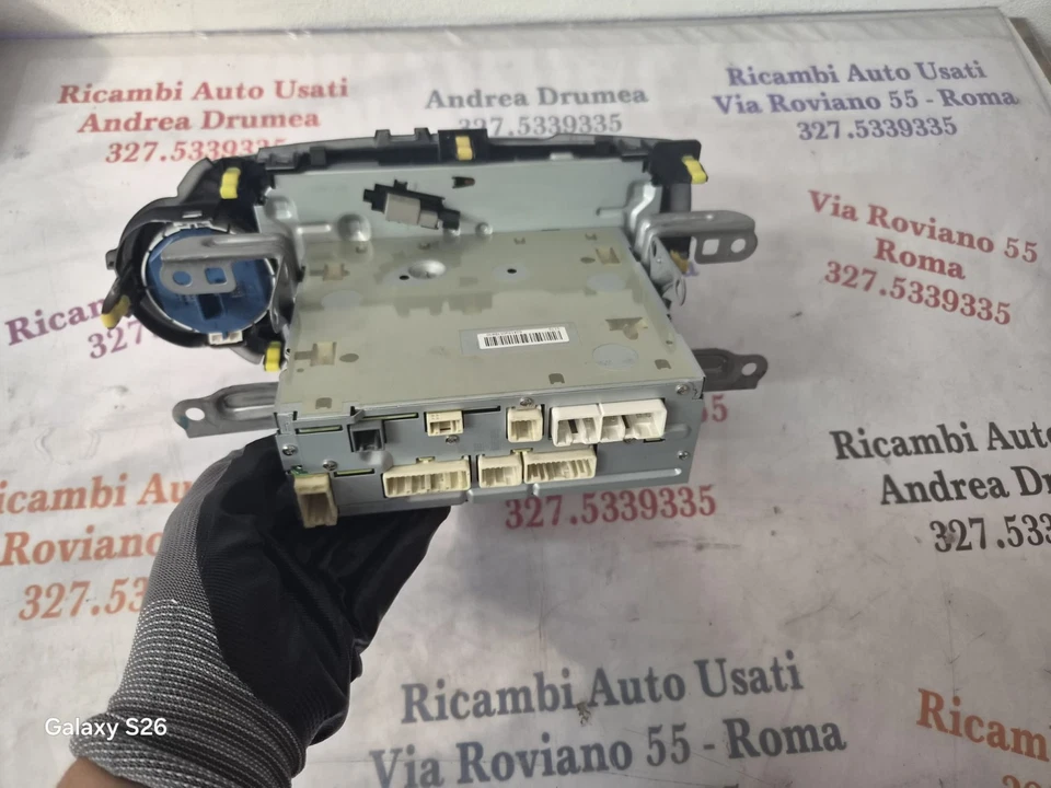 Autoradio Navigatore Toyota Yaris 2015-2019 Touch Cod 86140-0D320 Fujitsu Ten - immagine 6