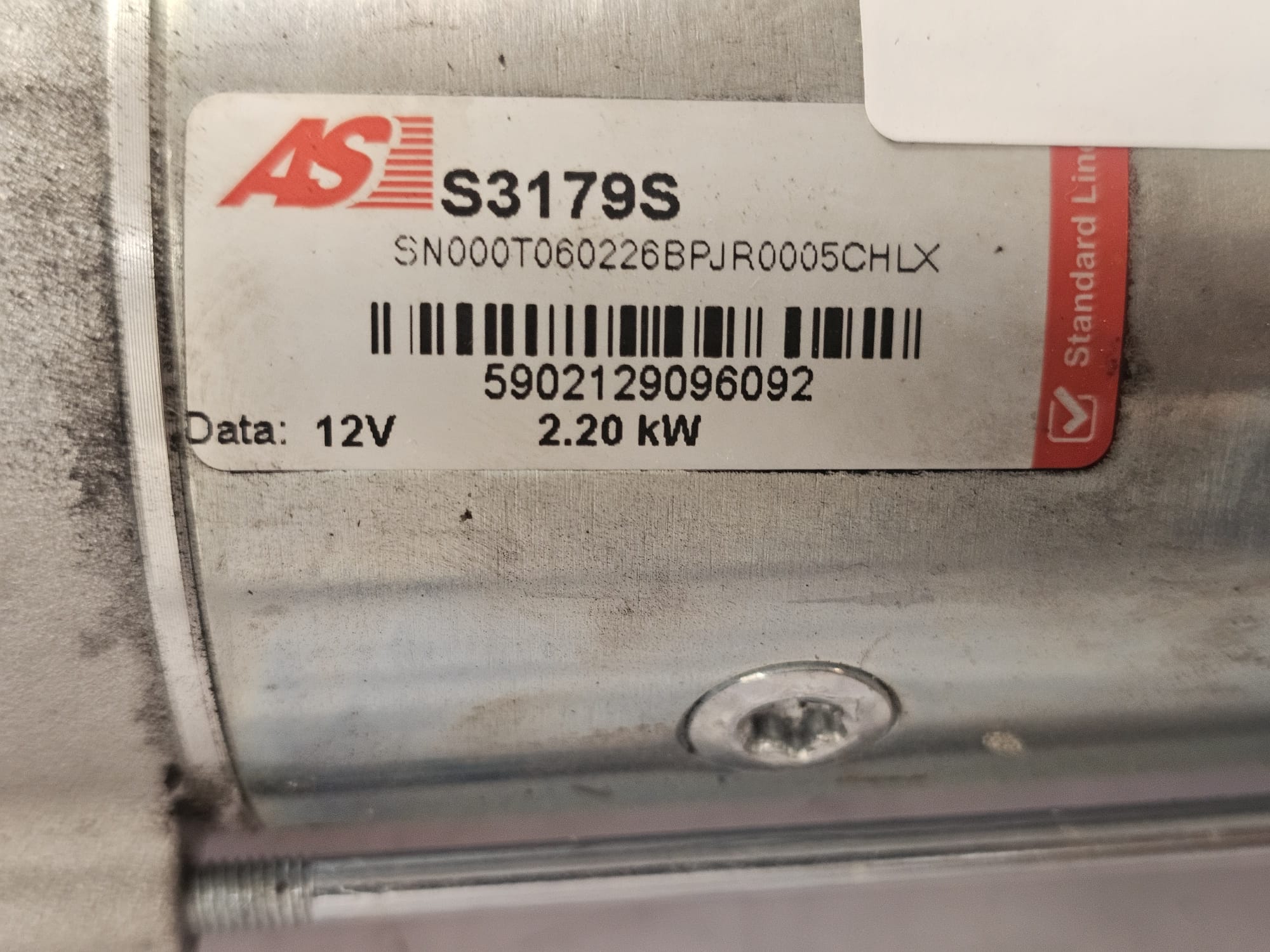 Motorino Avviamento Volvo V40 V60 V70 XC60 2.0 D Diesel 12V 2.2kW Cod S3179S - immagine 6